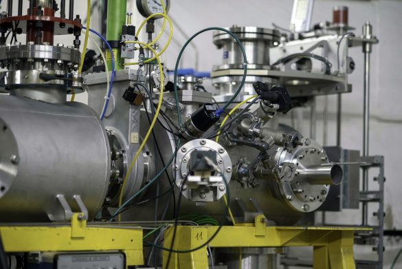 CIMAP's HE beamline for ion beam energies up to 100 MeV/u © CIMAP / CNRS