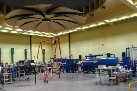 Panoramic view of the CNA Pelletron 3 MV tandem accelerator © CNA