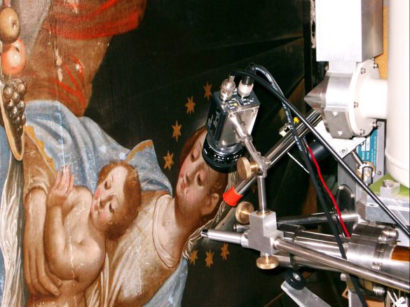 Non-destructive Ion Beam Analysis of art objects at JSI © JSI / Ziga Smit